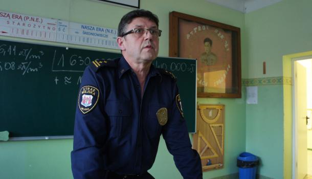 Komendant Straży Miejskiej Marek Wysocki wypowiadał się na tematy porządku i bezpieczeństwa