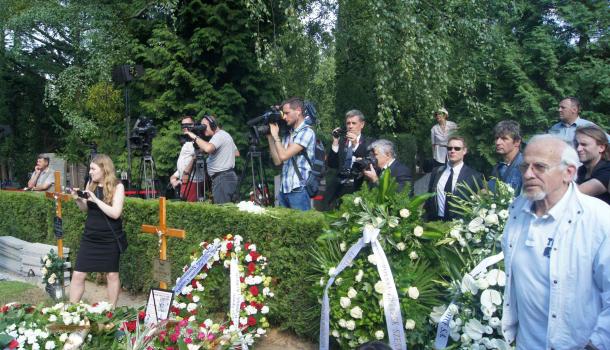 Uroczystości pogrzebowe na Powązkach 