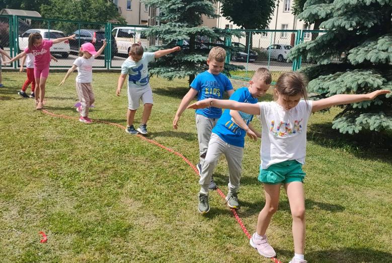 Dzień sportu - Rybki z MPS nr 4 w Mławie
