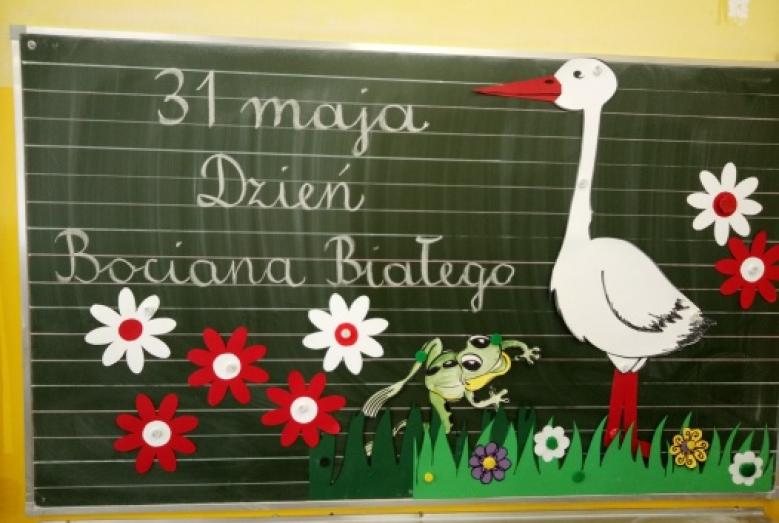 Dzień Bociana Białego w klasach pierwszych w SP nr 7 w Mławie