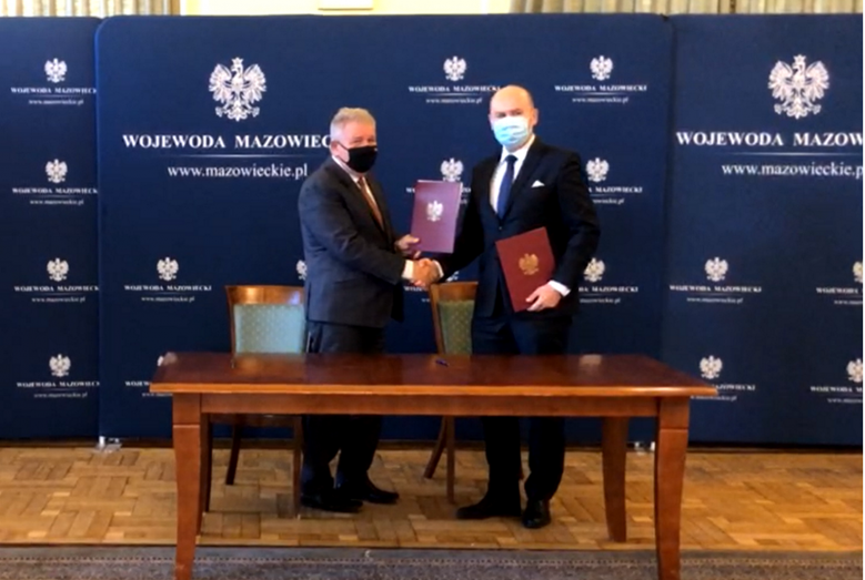 Podpisanie umowy w Mazowieckim Urzędzie Wojewódzkim