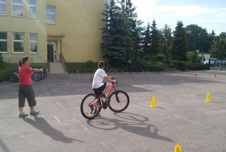 Karta rowerowa w SP nr 7 w Mławie