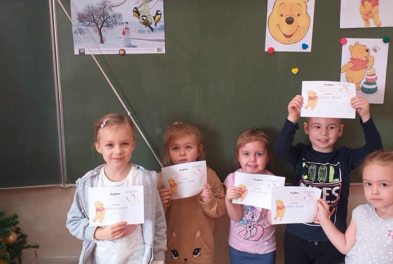 Motylki  z SP nr 2 lubią „misiową” gimnastykę