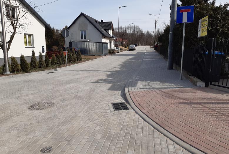 ulica Ogrodowa po przebudowie