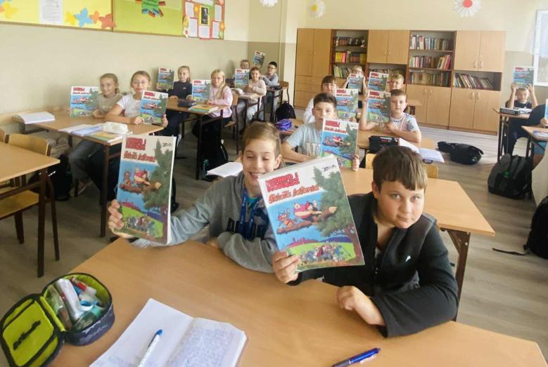 Alfabetyczne zgadywanki z „Kajko i Kokoszem” w SP nr 2