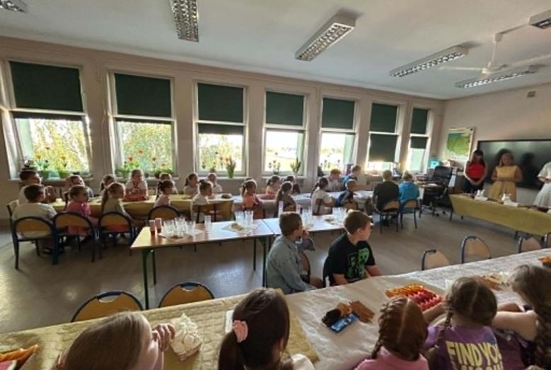 Goście ze Specjalnego Ośrodka Szkolno-Wychowawczego w SP nr 7