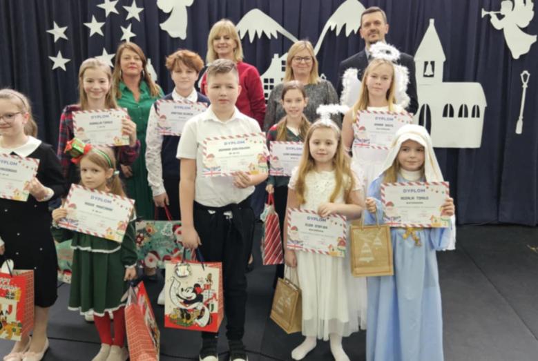 Rozstrzygnięcie konkursu ”Christmas cards in English”w SP 4