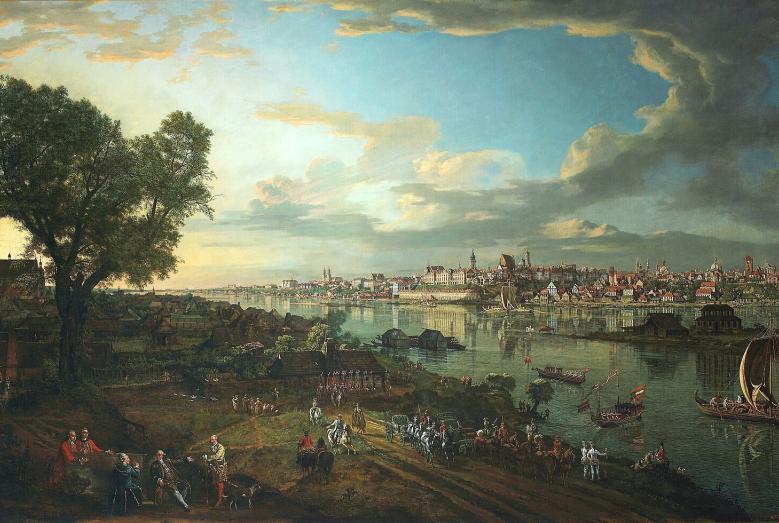 Bernardo Bellotto zwany Caneletto_Widok Warszawy od strony Pragi, 1770