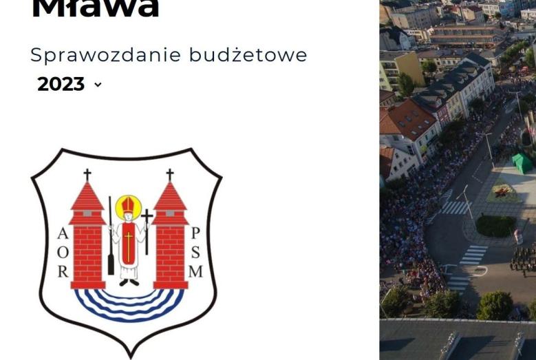 Mława. Sprawozdanie budżetowe 2023