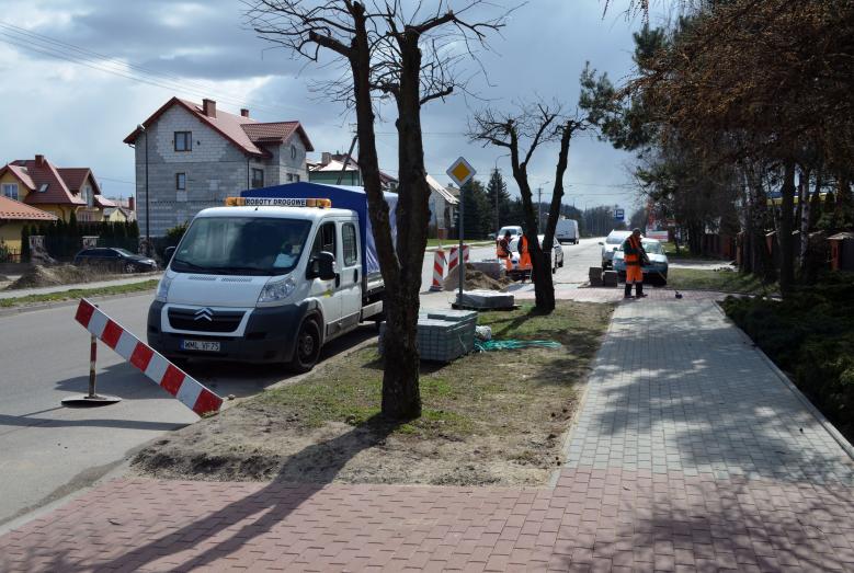 Chodnik na ul. Płockiej