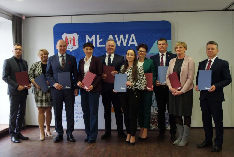 Przedstawiciele Miasta Mława i Gmin