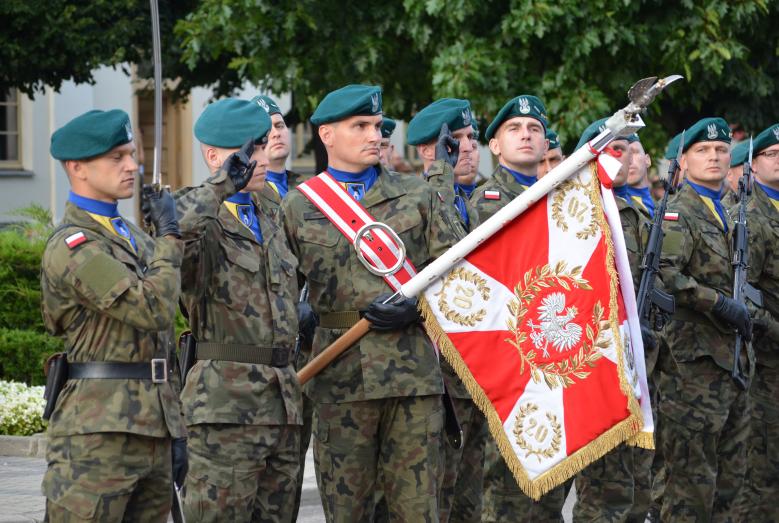 Żołnierze 20 Bartoszyckiej Brygady Zmechanizowanej