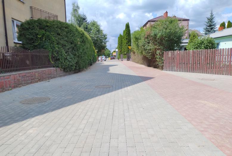 ul. Piaskowa po przebudowie