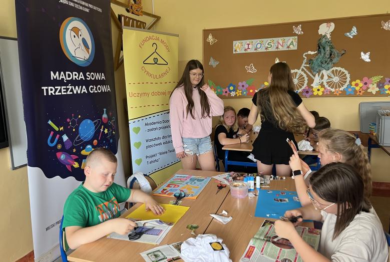 Warsztaty edukacji ekologicznej i mody cyrkularnej dla uczniów SP nr 6