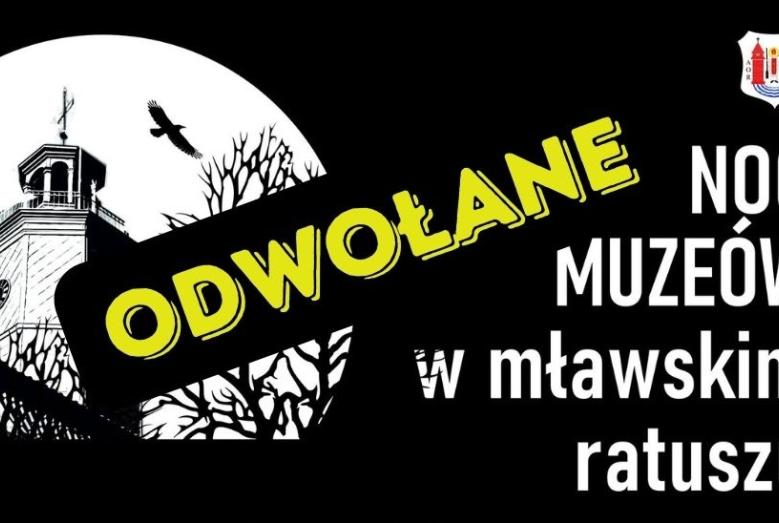 plakat odwołane