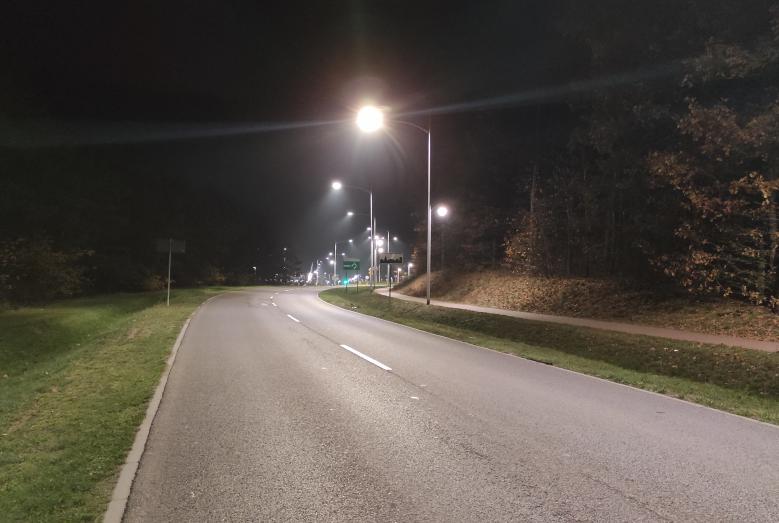 oświetlenie LED przy ul. Aleja Marszałkowska