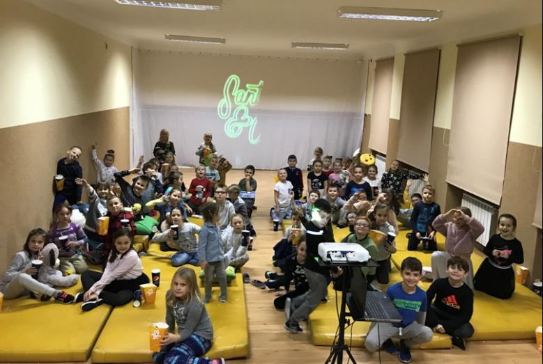 pamiatkowe zdjęcie po seansie