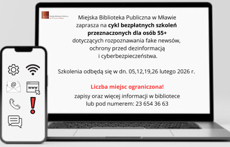 Bezpłatne szkolenia dla osób 55+ 