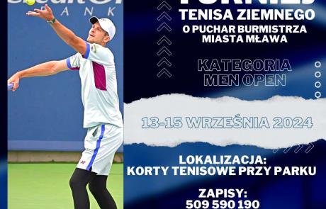 Turniej tenisa ziemnego o puchar Burmistrza Miasta Mława