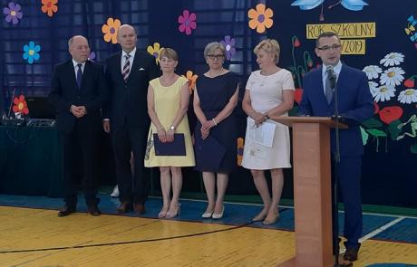 Uroczystość zakończenia roku szkolnego 