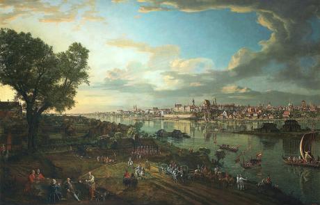 Bernardo Bellotto zwany Caneletto_Widok Warszawy od strony Pragi, 1770