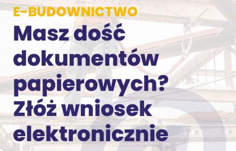 E-budownictwo - grafika promocyjna