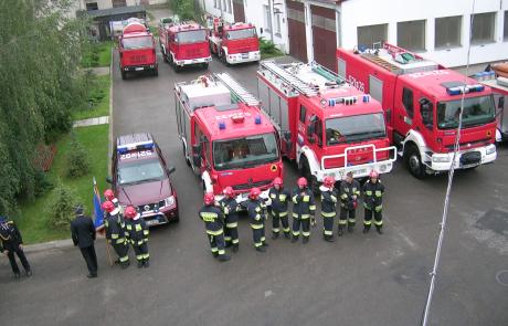 Ochotnicza Straż Pożarna współpracuje w Mławie z jednostką zawodowych strażaków