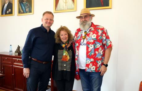 Piotr Jankowski, Rina Benari, Tadeusz Stabach