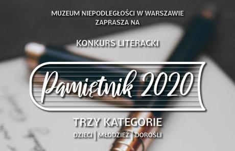 Konkurs Pamiętnik 2020