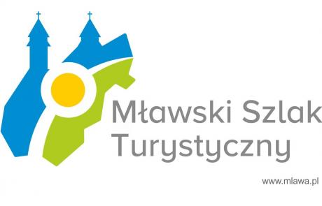 logotyp z napisem: Mławski Szlak Turystyczny