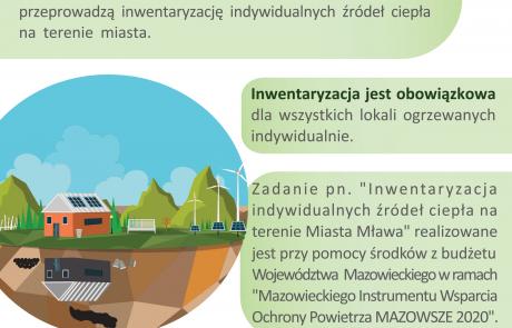 Ulotka informacyjna dotycząca wymiany źódeł ciepła 