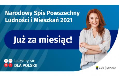 Już za miesiąc spis powszechny - grafika promocyjna