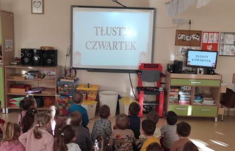 Tłusty czwartek w przedszkolu na Hożej