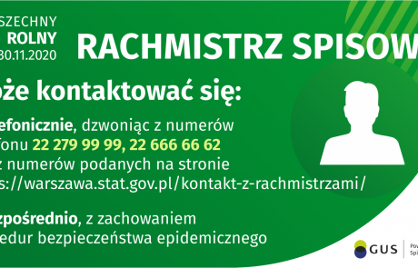 informacje o wznowieniu wywiadów bezpośrednich rachmistrzów spisowych