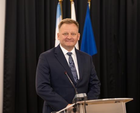 Burmistrz Miasta Mława Piotr Jankowski