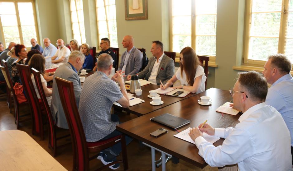 spotkanie Miejskiego Zespołu Zarządzania Kryzysowego w Mławie