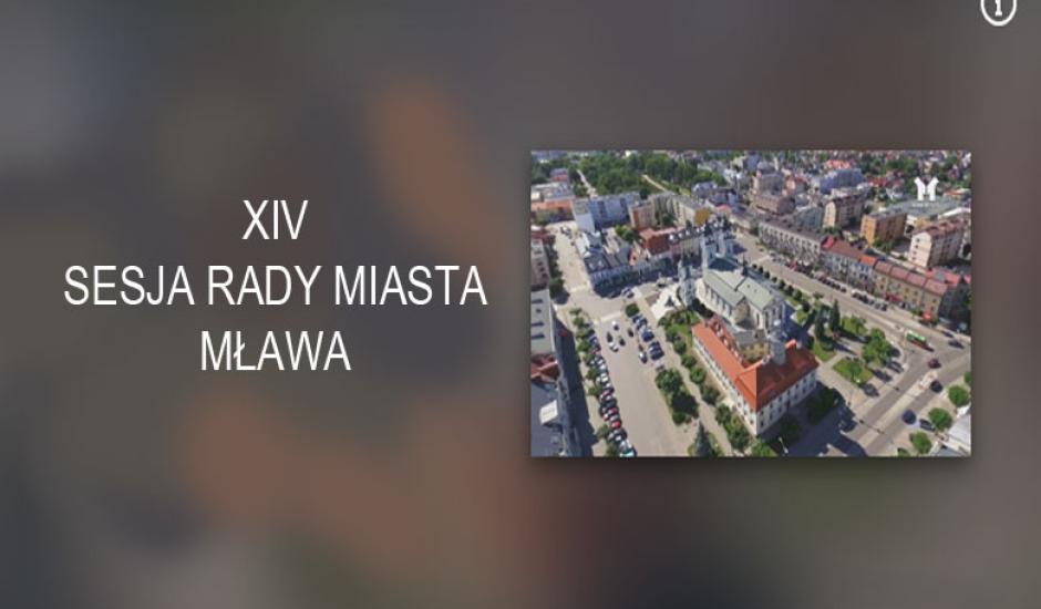 Obrazek z napiesem 14 sesja rady miasta
