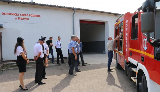 Litewscy strażacy z wizytą w mławskiej OSP - 20