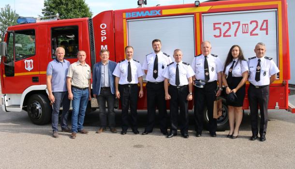 Litewscy strażacy z wizytą w mławskiej OSP - 27