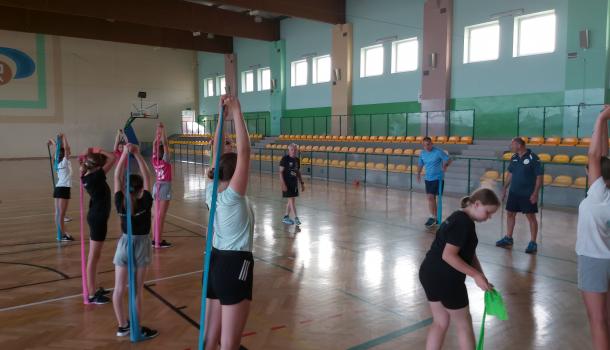Obóz sportowo-profilaktyczny w Rybnie