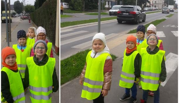 ''Słoneczka'' z MPS nr 3 w Mławie wybrały się na spacer edukacyjny po okolicy