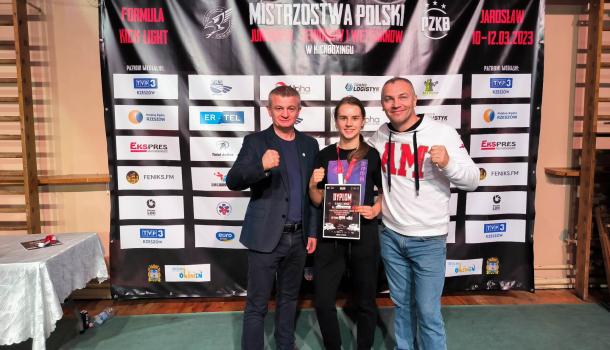 Aleksandra Żuchowska brązową medalistką Mistrzostw Polski w kickboxingu