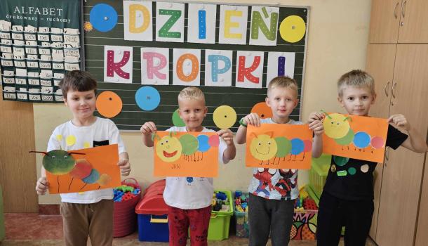 Międzynarodowy Dzień Kropki w 5-6 latkach MPS 3 Mława
