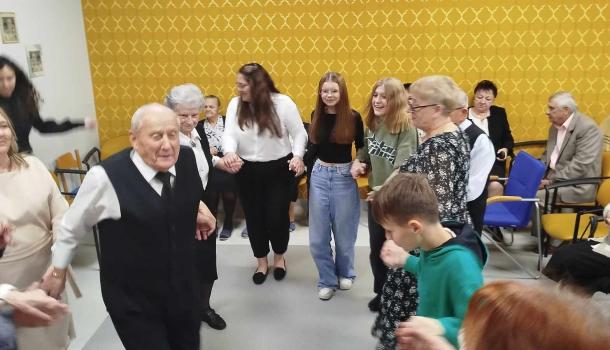 Ogólnopolski Dzień Seniora, wspólne świętowanie z uczniami z SP nr 3  