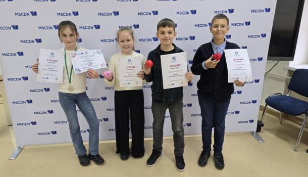 Uczniowie SP nr 4 na VIII Turnieju Szachowym w Ciechanowie