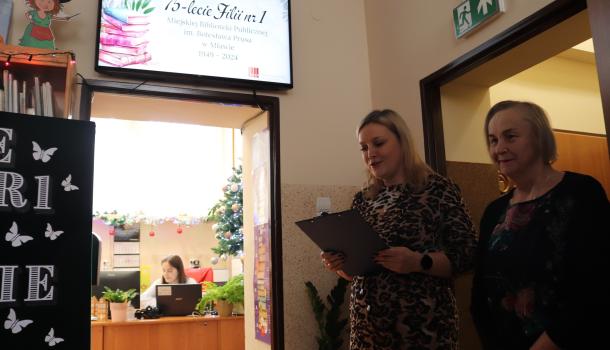 Jubileusz Filii Nr 1  Miejskiej Biblioteki Publicznej w Mławie