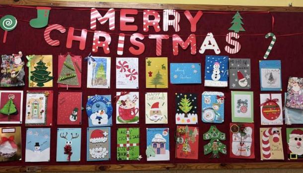 Rozstrzygnięcie konkursu ”Christmas cards in English”w SP 4