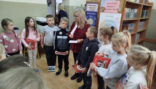 Przyjęcie uczniów klas I w poczet czytelników biblioteki SP nr 3