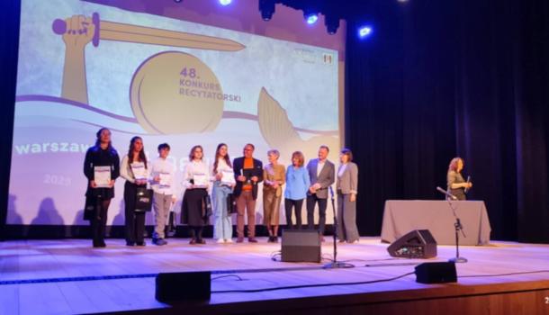 Udział uczniów SP nr 1 w  48 konkursie recytatorskim „Warszawska syrenka” - eliminacje powiatowe 