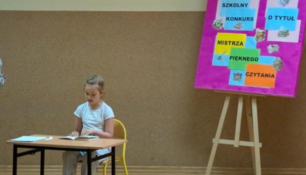 Mistrz Pięknego Czytania w SP 3